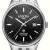 Men'S Roamer | Roamer Optimus | Automatic | Black Dial | Stainless Steel Bracelet