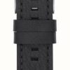 Men'S Diesel | Diesel Apple Watch Strap (42/44/45Mm) Black Leather