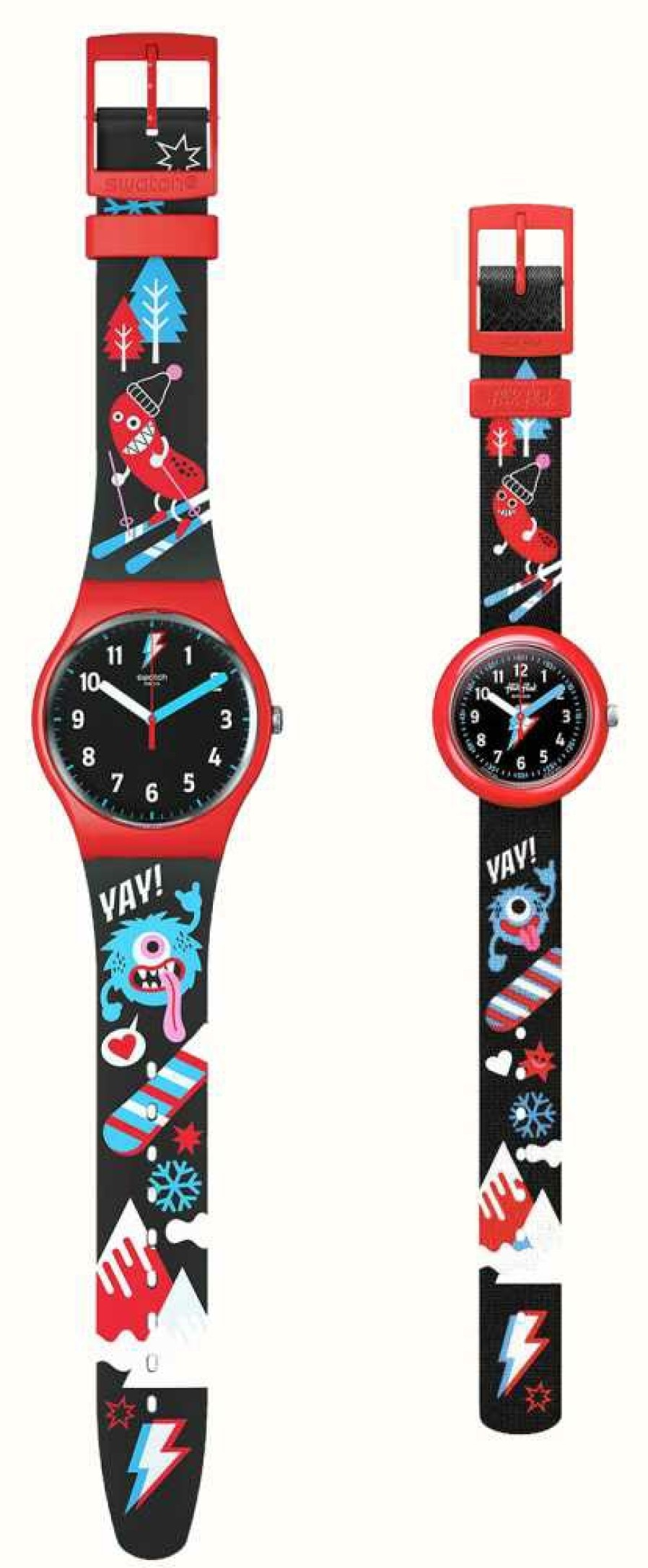 Men'S Swatch | Swatch Adult & Kids Time Together Set