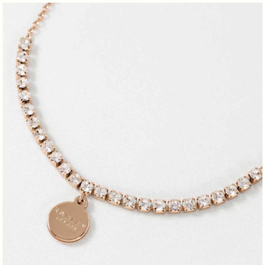 Jewelry Radley Jewellery | Radley Jewellery Radley Rocks | Stone Set Friendship Bracelet | Rose Gold Tone