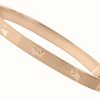 Jewelry Radley Jewellery | Radley Jewellery Cuba Street Bangle | Rose Gold Tone | Etched Dog Detail