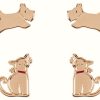 Jewelry Radley Jewellery | Radley Jewellery Cat And Dog Stud Earrings | Rose Gold Tone