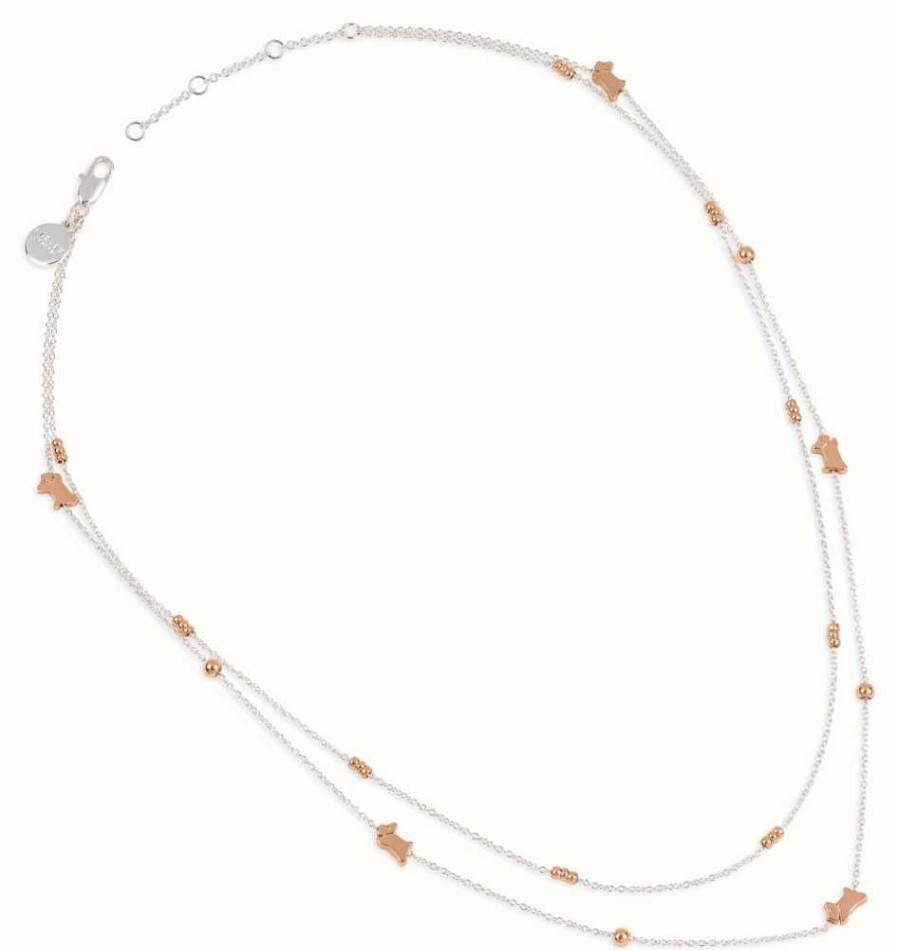 Jewelry Radley Jewellery | Radley Jewellery Double Layer Necklace | Two Tone