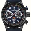 Men'S TW Steel | Tw Steel Red Bull Ampol Racing Chronograph (48Mm) Blue Dial / Blue Italian Leather Racing Strap