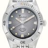 Men'S Squale | Squale Super-Squale (38Mm) Sunray Grey Dial / Stainless Steel Bracelet