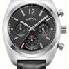 Men'S Rotary | Rotary Men'S Avenger Sport | Chronograph | Black Dial | Black Leather Strap