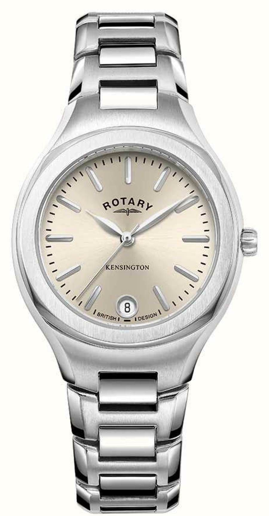 Women'S Rotary | Rotary Women'S Kensington | Champagne Dial | Stainless Steel Bracelet