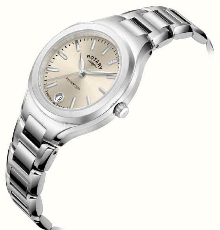 Women'S Rotary | Rotary Women'S Kensington | Champagne Dial | Stainless Steel Bracelet