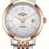 Women'S Rotary | Rotary Women'S Windsor | White Dial | Two Tone Stainless Steel Bracelet