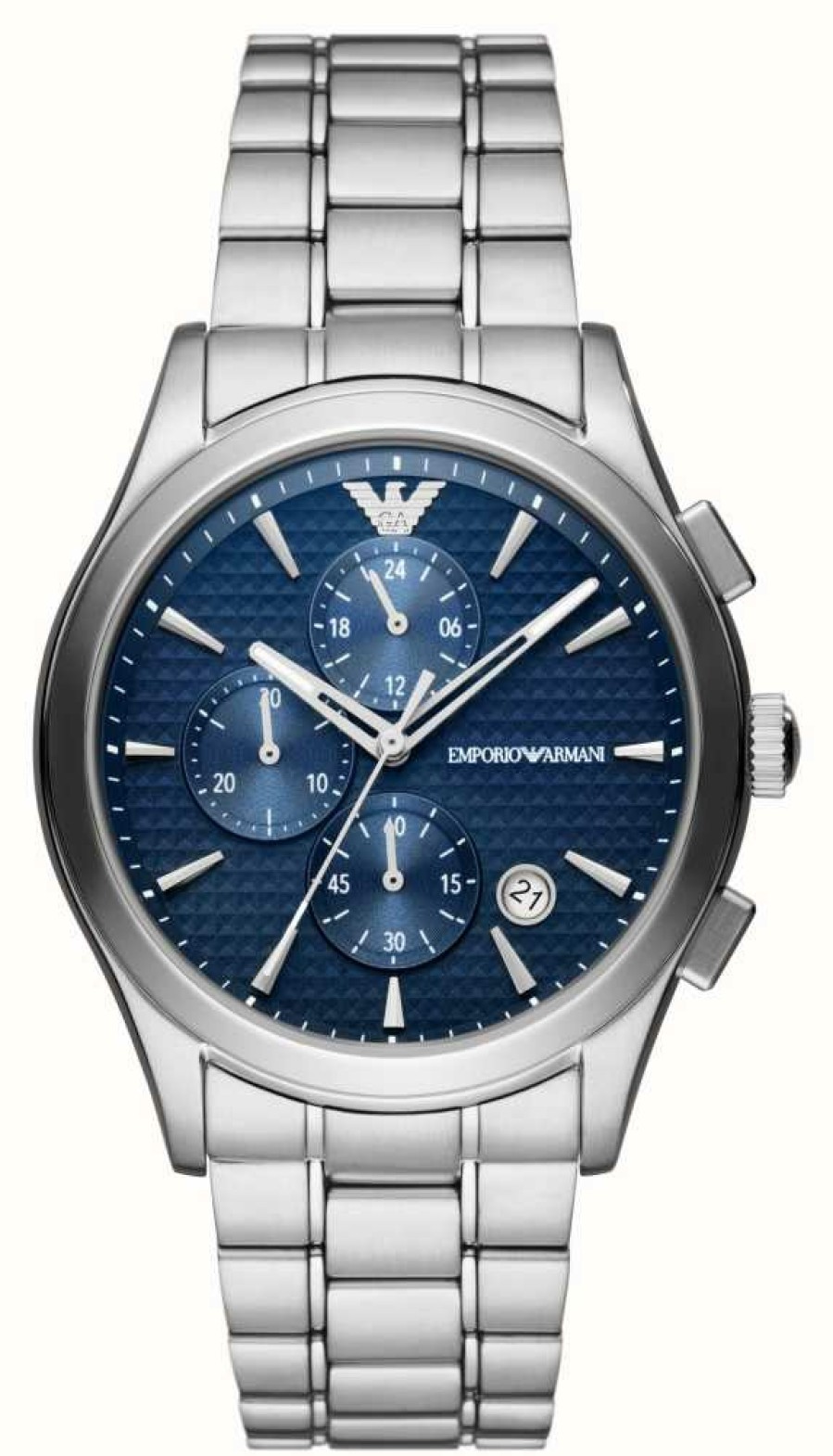 Men'S Emporio Armani | Emporio Armani Men'S | Blue Dial | Stainless Steel Bracelet