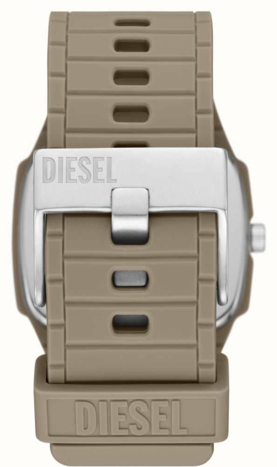 Men'S Diesel | Diesel Cliffhanger 2.0 | Nude Dial | Nude Silicone Strap