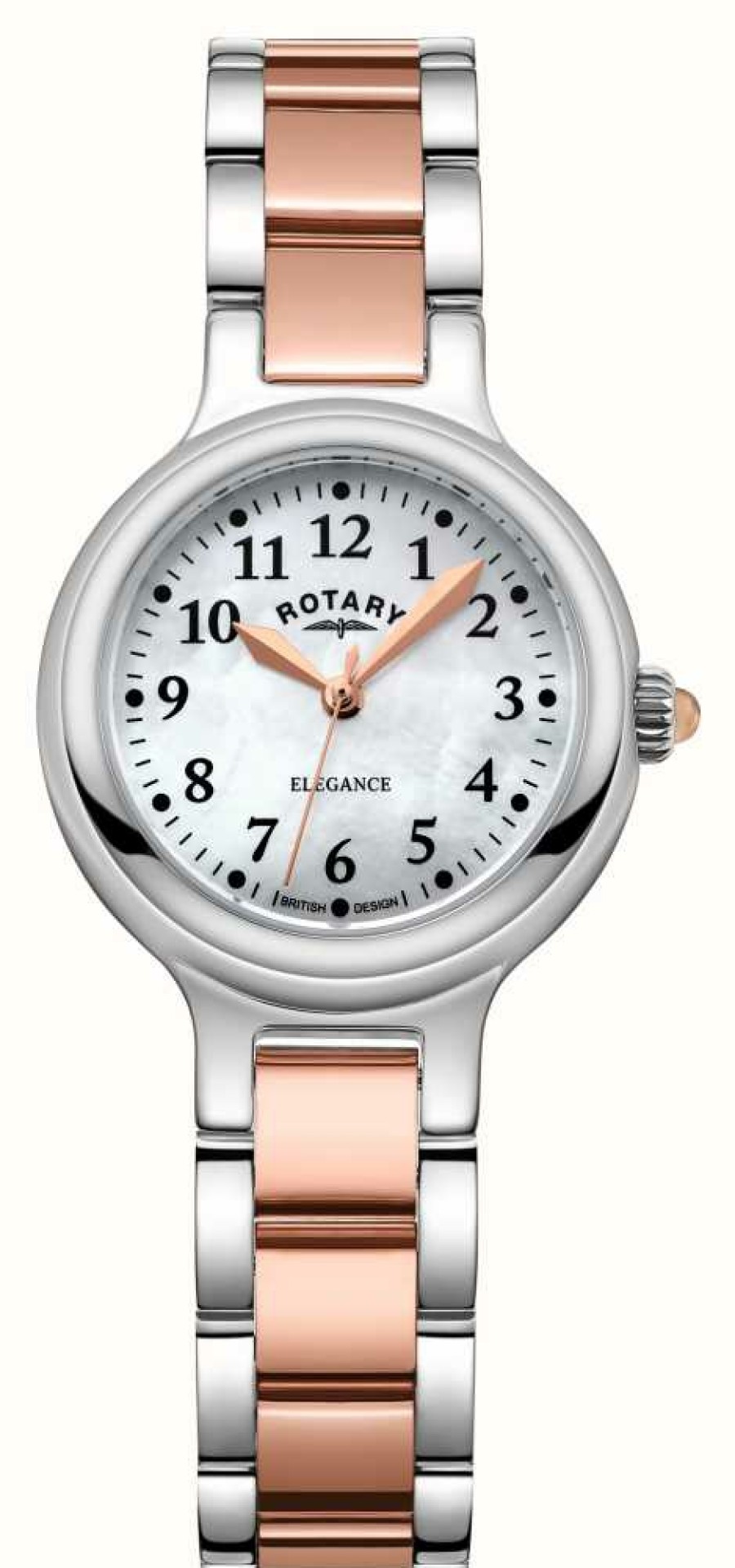 Women'S Rotary | Rotary Elegance | Mother-Of-Pearl Dial | Two Tone Stainless Steel Bracelet