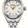 Women'S Rotary | Rotary Balmoral | White Dial | Stainless Steel Bracelet