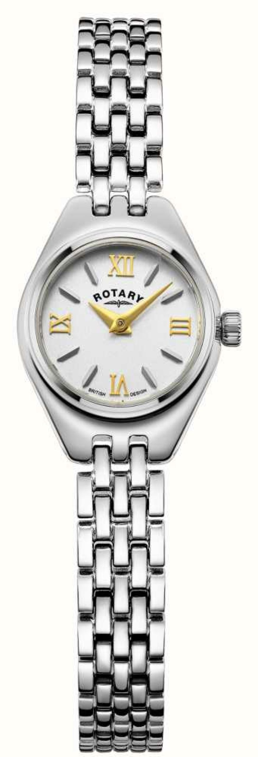 Women'S Rotary | Rotary Balmoral | White Dial | Stainless Steel Bracelet