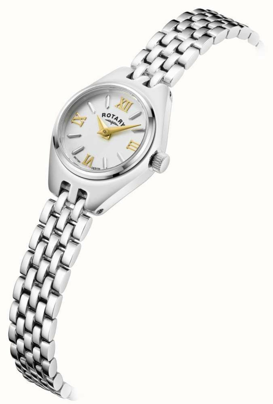 Women'S Rotary | Rotary Balmoral | White Dial | Stainless Steel Bracelet