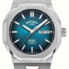 Men'S Rotary | Rotary Regent | Blue Dial | Stainless Steel Bracelet