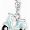 Jewelry Thomas Sabo Jewellery | Thomas Sabo Vespa Charm | Sterling Silver | Enamel And Crystal