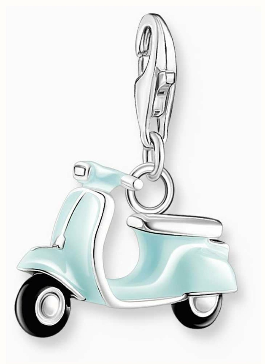 Jewelry Thomas Sabo Jewellery | Thomas Sabo Vespa Charm | Sterling Silver | Enamel And Crystal