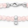 Jewelry Thomas Sabo Jewellery | Thomas Sabo Beaded Bracelet | Sterling Silver | Rose Quartz