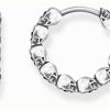 Jewelry Thomas Sabo Jewellery | Thomas Sabo Hoop Earrings | Skulls | Sterling Silver