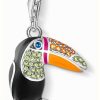 Jewelry Thomas Sabo Jewellery | Thomas Sabo Toucan Bird Charm | Sterling Silver | Crystal Set