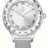 Women'S Swarovski | Swarovski Octea Nova | Silver Dial | Steel Mesh Bracelet