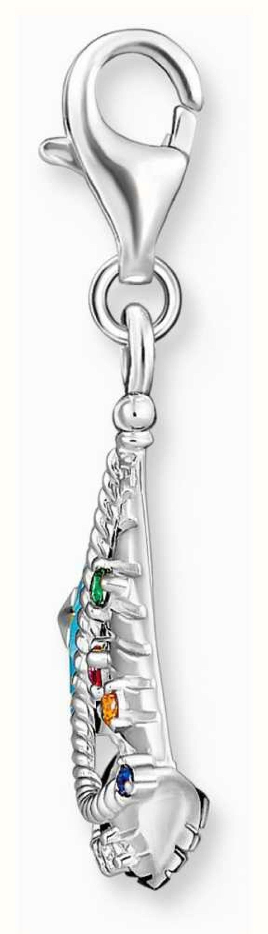 Jewelry Thomas Sabo Jewellery | Thomas Sabo Sailing Boat Charm | Sterling Silver | Enamel And Crystal