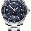 Men'S Victorinox | Victorinox Maverick (43Mm) Blue Dial / Stainless Steel