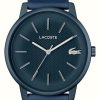 Men'S Lacoste | Lacoste Men'S 12.12 | Blue Dial | Blue Silicone Strap