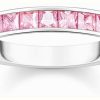 Jewelry Thomas Sabo Jewellery | Thomas Sabo Pink Pave Ring | Sterling Silver | Pink Cubic Zirconia | Eu 56 Uk P