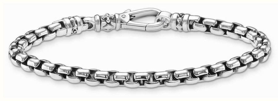 Jewelry Thomas Sabo Jewellery | Thomas Sabo Rebel At Heart | Silver Link Bracelet | 20Cm