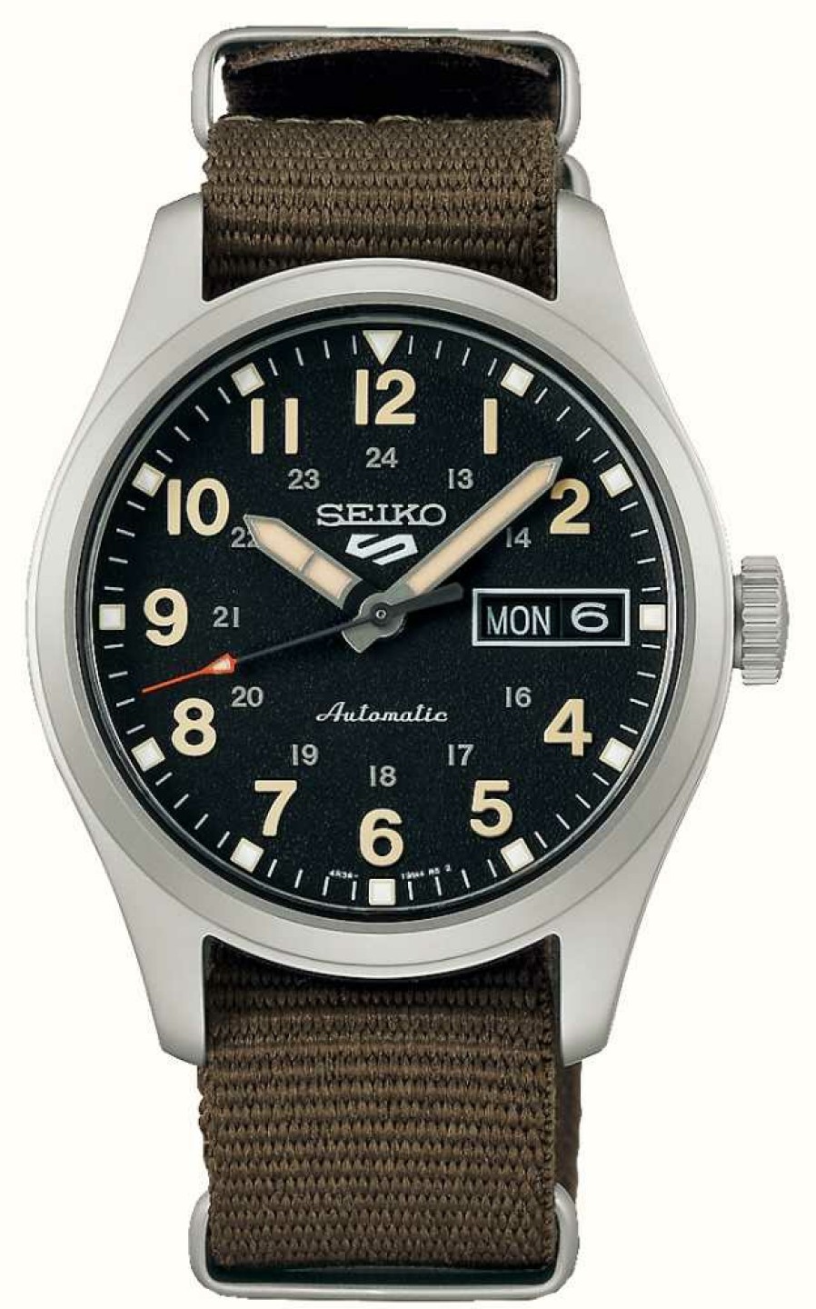 Men'S Seiko | Seiko 5 'Green Zone' Midfield Sports Style