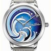 Women'S Thomas Sabo | Thomas Sabo Ocean Vibes (33Mm) Blue Wave Dial / Stainless Steel Mesh