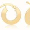 Jewelry James Moore | James Moore Th 9Ct Yellow Gold 6Mm Mini Hoops