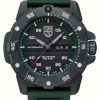 Men'S Luminox | Luminox Master Carbon Seal 3860 Series | Automatic | Green Silicone