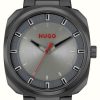 Men'S HUGO | Hugo #Shrill Quartz (42Mm) Grey Dial / Gunmetal Pvd Stainless Steel