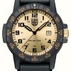 Men'S Luminox | Luminox Sea Turtle Giant 0320 Series | Gold Dial