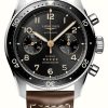 Men'S LONGINES | Longines Spirit Flyback Auto Chronometer (42Mm) Brown Leather