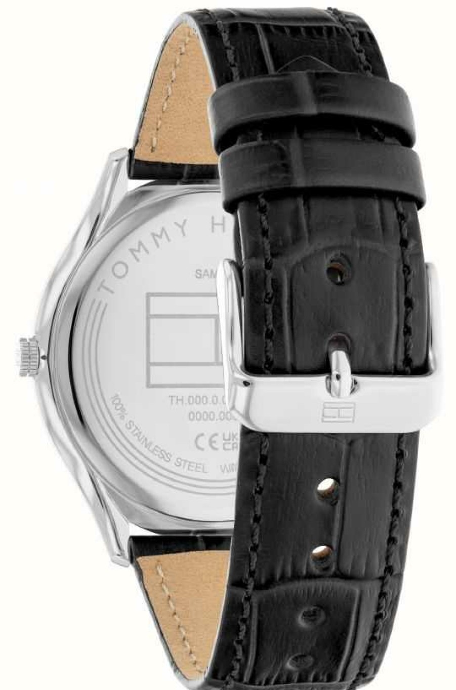 Men'S Tommy Hilfiger | Tommy Hilfiger Men'S | Black Dial | Black Leather Strap