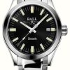 Men'S Ball Watch Company | Ball Watch Company Ball Engineer M Marvelight (40Mm) Men'S Black Dial Stainless Steel Bracelet