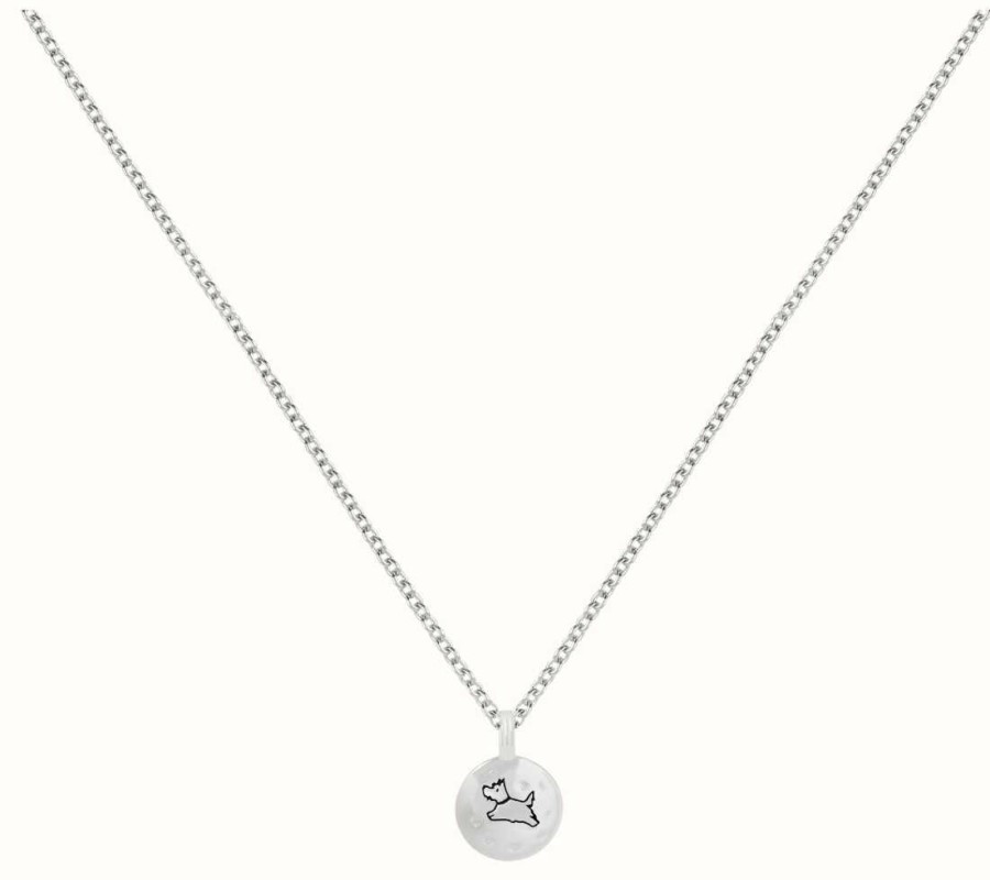 Jewelry Radley Jewellery | Radley Jewellery Disc Pendant Necklace | Sterling Silver