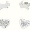 Jewelry Radley Jewellery | Radley Jewellery Set Of 2 Stud Earrings | Dog Logo And Heart