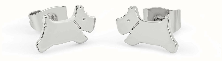 Jewelry Radley Jewellery | Radley Jewellery Set Of 2 Stud Earrings | Dog Logo And Heart