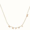 Jewelry Radley Jewellery | Radley Jewellery Happy Necklace | Rose Gold Tone