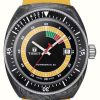 Men'S Tissot | Tissot Sideral S Powermatic 80 (41Mm) Black Dial / Yellow Rubber Strap