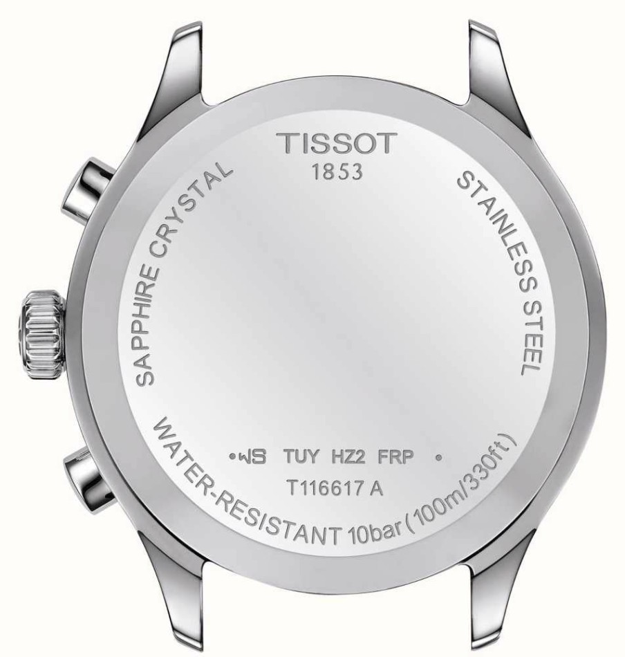 Men'S Tissot | Tissot Chrono Xl Classic (45Mm) Green Dial / Stainless Steel