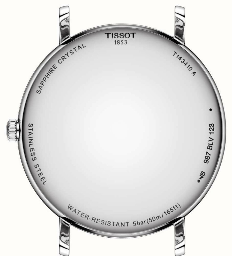 Men'S Tissot | Tissot Everytime Quartz Gent (40Mm) Silver Dial / Stainless Steel