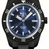 Men'S Ball Watch Company | Ball Watch Company Engineer Ii Skindiver Heritage Chronometer Limited Edition (42Mm) Blue Dial / Black Pvd