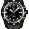 Men'S Ball Watch Company | Ball Watch Company Engineer Ii Skindiver Heritage Chronometer Limited Edition (42Mm) Black Dial / Black Rubber /Rainbow