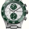 Men'S Ball Watch Company | Ball Watch Company Roadmaster Rescue Chronograph | 41Mm | Limited Edition | Green And White